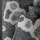 Saimaannorppa Wolldecke Grau/Weiss