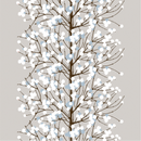 Lumimarja Baumwollstoff Beige/Graublau