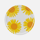 Auringonkukka Tablett 65cm Weiss/Gelb KEIN VERSAND