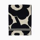 Unikko Badetuch Schwarz/Beige