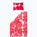 Unikko Bettwäsche-Set Weiß/Rot