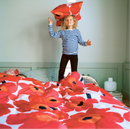 Unikko Bettwäsche-Set Weiß/Rot