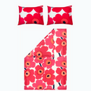 Unikko Bettwäsche-Set Weiß/Rot