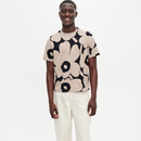 Erna Unikko Shirt Beige/Schwarz