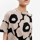 Erna Unikko Shirt Beige/Schwarz