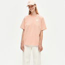 Erna Tasaraita Shirt Peach/Beige