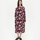 Kantele Unikko Seidenkleid Aubergine