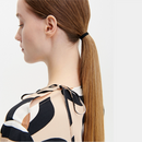 Lineik Pieni Melooni Tunika Beige/Schwarz/Weiss