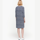 Hymyile Mini Laine Kleid Hellblau/Dunkelblau L