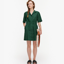 Hyrskyy Solid Kleid Dunkelgrün 40