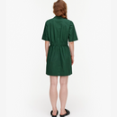 Hyrskyy Solid Kleid Dunkelgrün 40