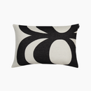 Kaivo Polsterbezug 40x60 Schwarz/Naturweiß