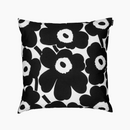 Pieni Unikko Polsterbezug 50x50 Weiss/Schwarz 190