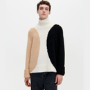 Milna Härkä Pullover Beige/Schwarz