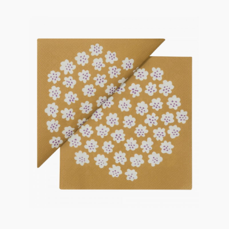Puketti Papierservietten 25x25cm Beige