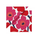 Unikko Papierservietten 25x25cm Rot