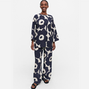 Oaja Unikko Shirt Powder/Navy 38