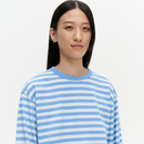 Taakse Tasaraita Shirt Kioski Weiß/Blau 841