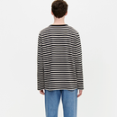 Tasaraita Shirt For Men Schwarz/Beige