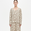 Arndis Unikko Shirt Hellgrau