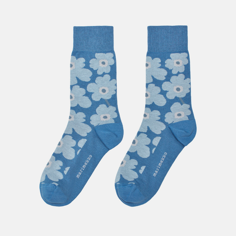 Kirmailla Unikko Socken Blau 105