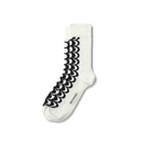 Pora Socken Weiss/ Schwarz 43/45