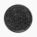 Räsymatto Tablett 31cm Weiss/Schwarz