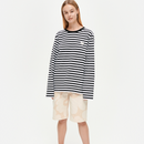 Ruoti Tasaraita Shirt Weiß/Schwarz