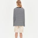 Ruoti Tasaraita Shirt Weiß/Schwarz