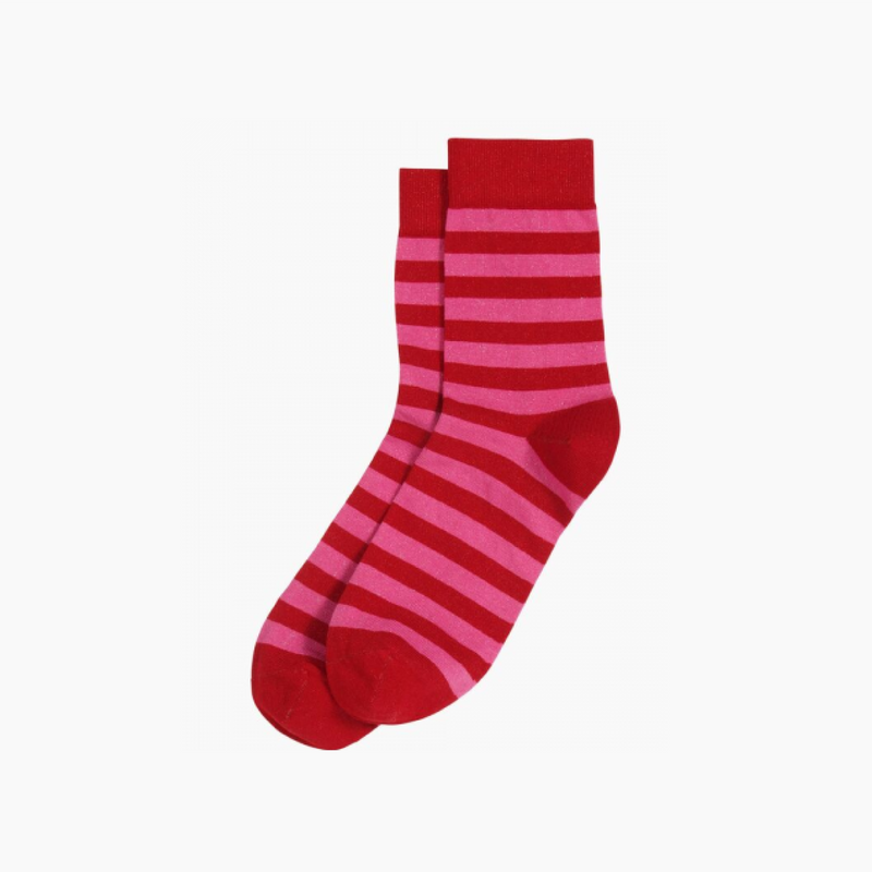 Salla Glitter Socken Rot/Pink 330