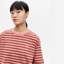 Tildra Tasaraita Unikko Shirt Peach/Brown XS