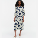 Raiti Unikko Kleid Dunkelblau/Beige XS