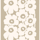 Unikko Leinenstoff Beige/Weiss 914  (2 Meter Reststück)