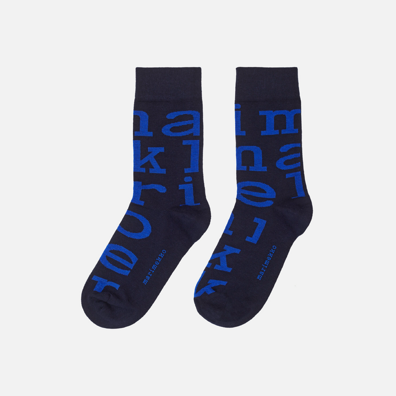 Kasvaa Logo Socken Blue 37/39