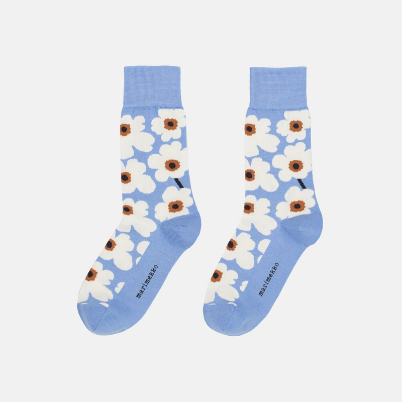 Kirmailla Unikko Socken Blau 512