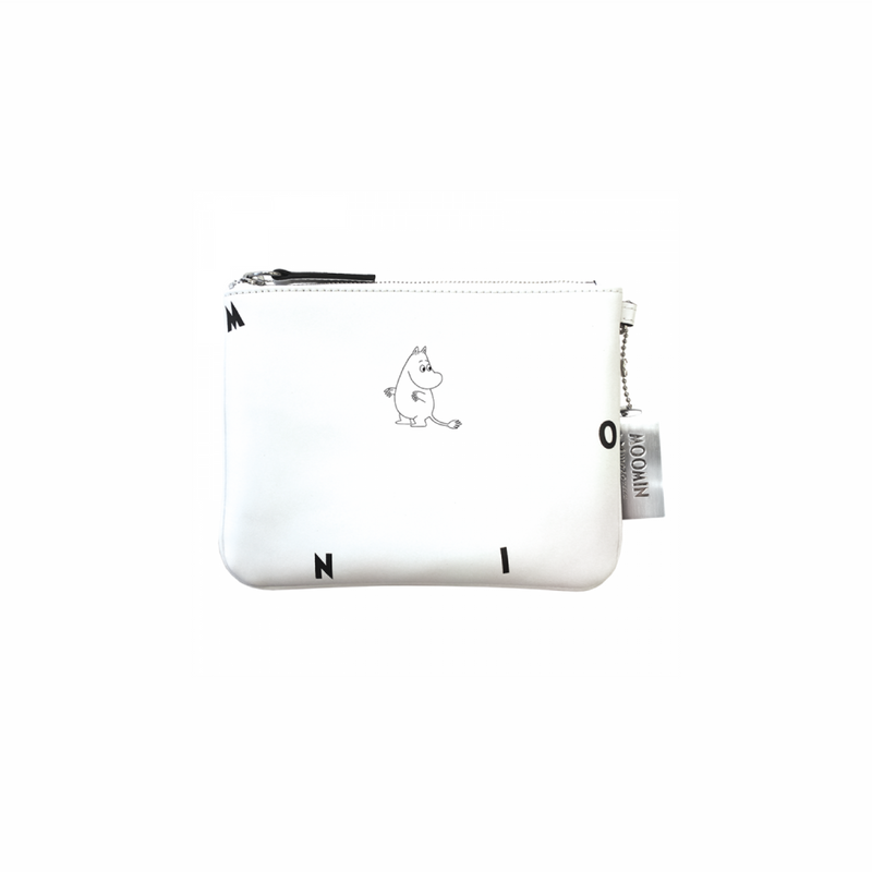 Moomin Leder Pouch White Icon