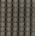 Duetto Teppich mit grauem Papiergarn, 10x10cm