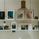 Octo Hängeleuchte Walnuss