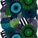 Siirtolapuutarha Baumwollstoff Grün