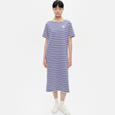 Sinna Tasaraita Kleid Blau