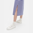 Sinna Tasaraita Kleid Blau