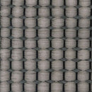 Duetto Teppich mit grauem Papiergarn, 10x10cm