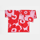 Unikko Gästehandtuch Rot/Rosa 30x50cm
