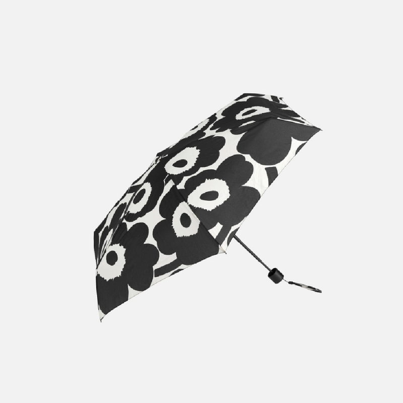 Unikko Regenschirm Schwarz Mini Manual