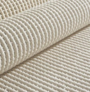 Duetto Teppich mit weißem Papiergarn, 10x10cm