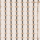 Duetto Teppich mit Natur Papiergarn, 10x10cm