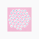 Puketti Papierservietten 25x25 cm Rosa