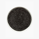 Räsymatto Teller 25cm  Schwarz/Weiss