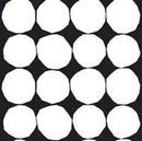 Kivet Schwarz/Weiss Baumwollstoff