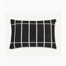 Tiiliskivi Polsterbezug Leinen 40x60 Schwarz/Weiss